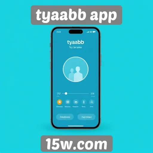 Interface do tyaabb app é intuitiva e fácil de usar